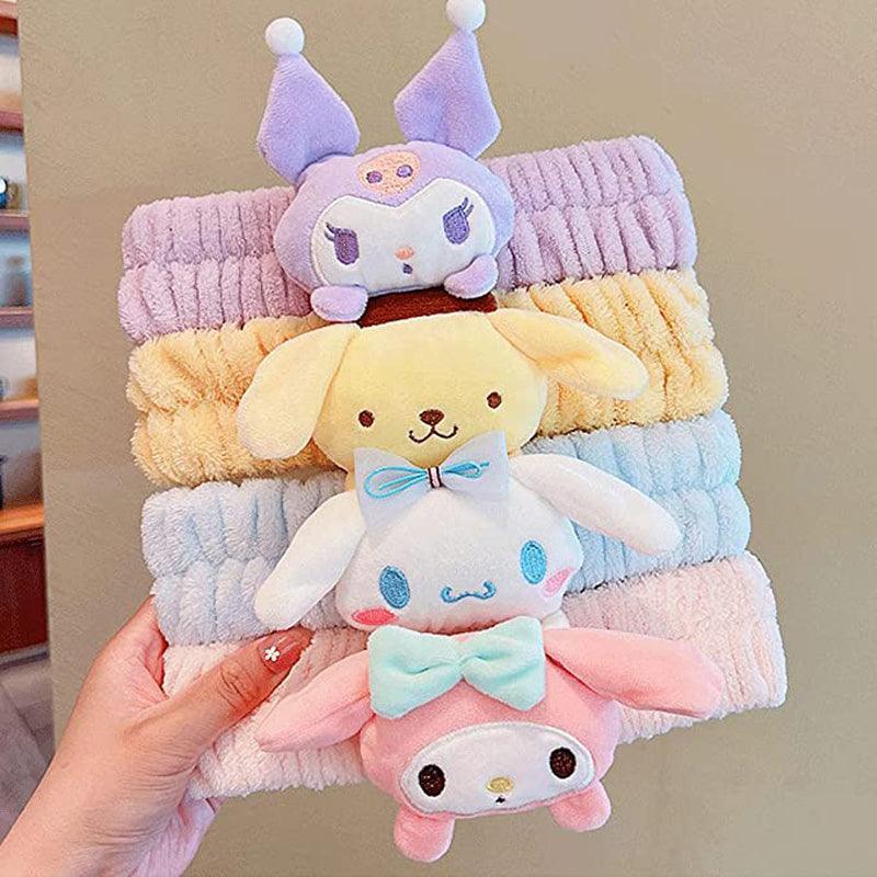 Kawaii Sanrio Headband Soft Spa Headband for Girls Women