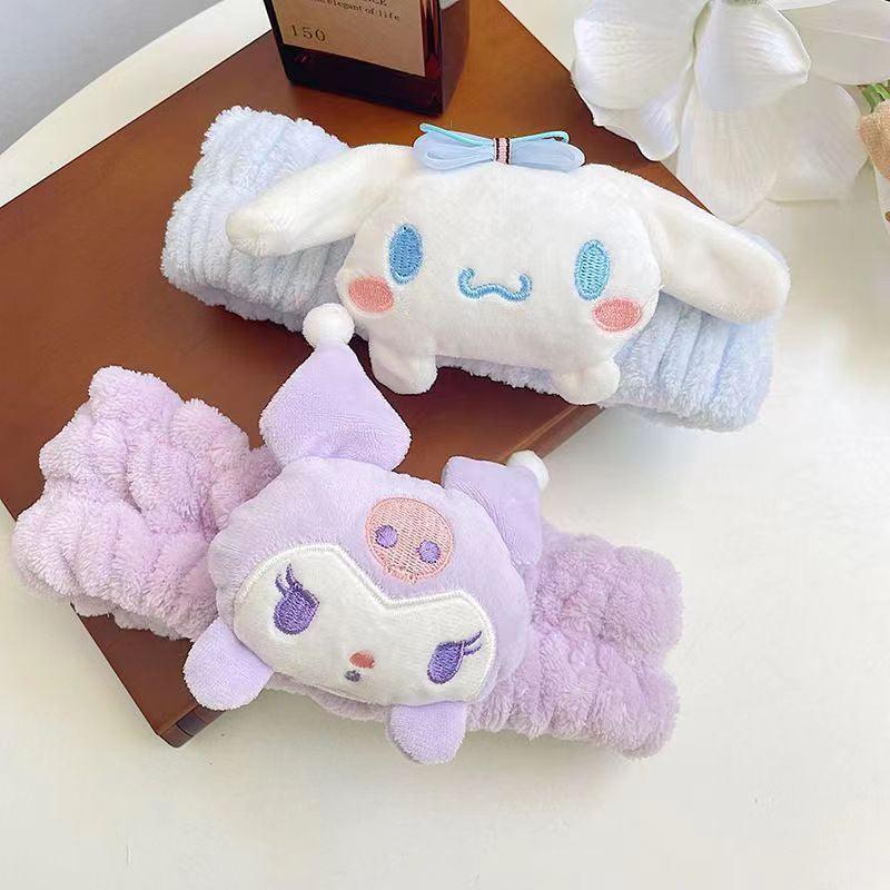 Kawaii Sanrio Headband Soft Spa Headband for Girls Women