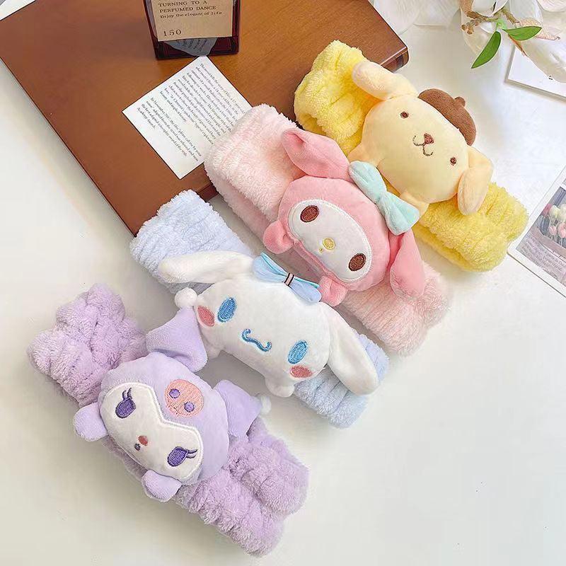 Kawaii Sanrio Headband Soft Spa Headband for Girls Women
