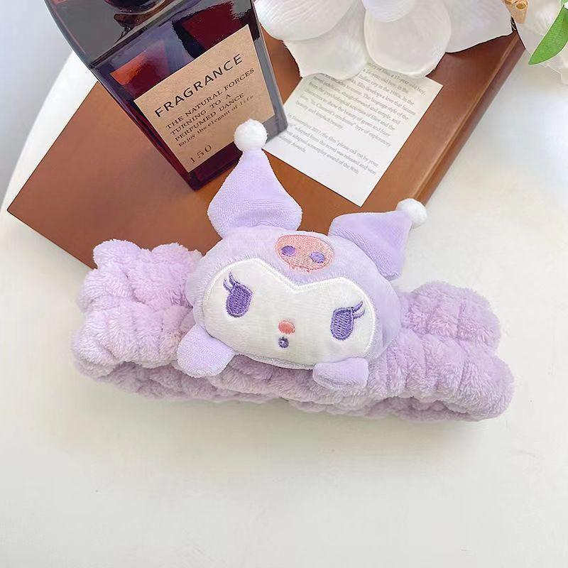 Kawaii Sanrio Headband Soft Spa Headband for Girls Women