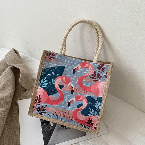 Petite Size Canvas Tote Bag Trendy Design