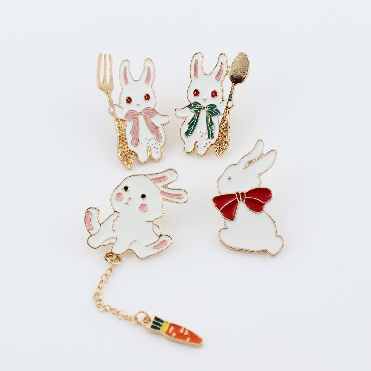 Rabbit Enamel Pins