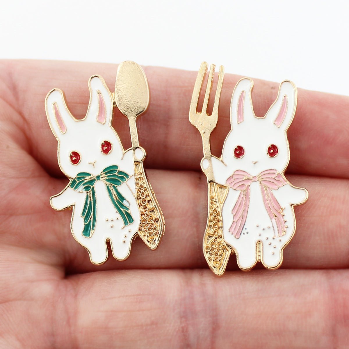 Rabbit Enamel Pins