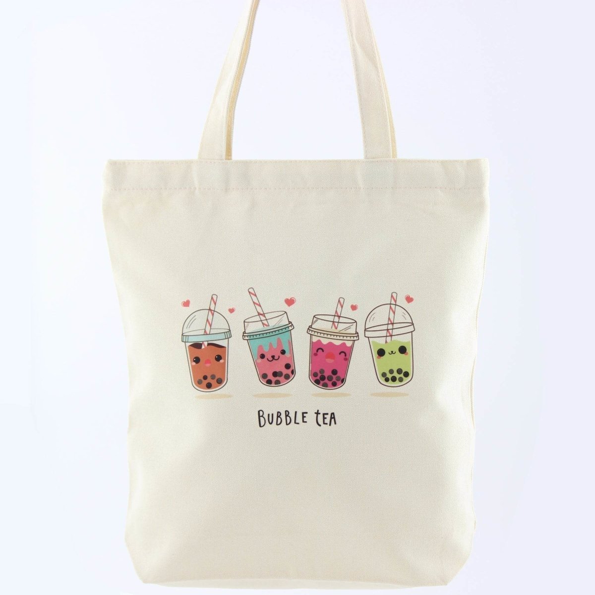 Tote Bag Boba Design with a Boba Keychain