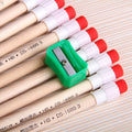 Wood Pencils HB 10ct Unsharpened with Eraser