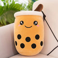 Boba Plush Cute Soft Bubble Tea Stuffed Animal Toy - Most Loved Boba Tea Plush, 70cm brown color boba plush.