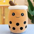 Boba Plush Cute Soft Bubble Tea Stuffed Animal Toy - Most Loved Boba Tea Plush, 30cm brown boba plush