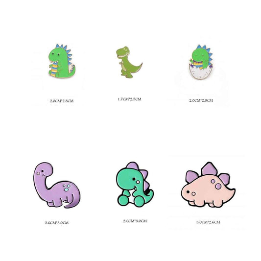 Adorable Jurassic Lapel Pin – Fun Dinosaur Accessory for Women
