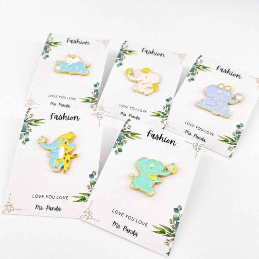 Cute Elephant Selfie Pins – Quirky Accessories for Animal Lovers