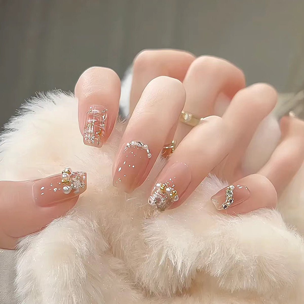 False Nails Luxury Full Cover 24 pcs Press on Nails