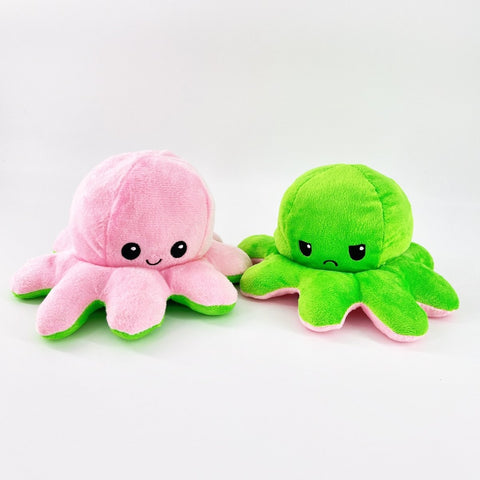 Reversible Flip Octopus Plushie Stuffed Toy