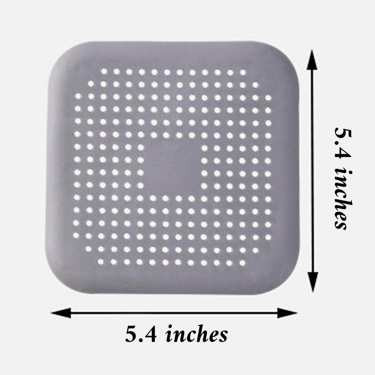Sink Floor Drain Strainer 4 pcs Anti-Clog Silicon Pad Shower Drain Hair Catcher