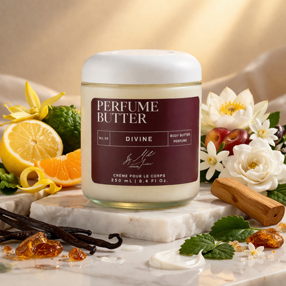 DIVINE – The Luxury Body Butter Perfume | Radiant Citrus, Floral & Warm Vanilla Scent | Elegant Fragrance for Women & Men | Perfume Butter