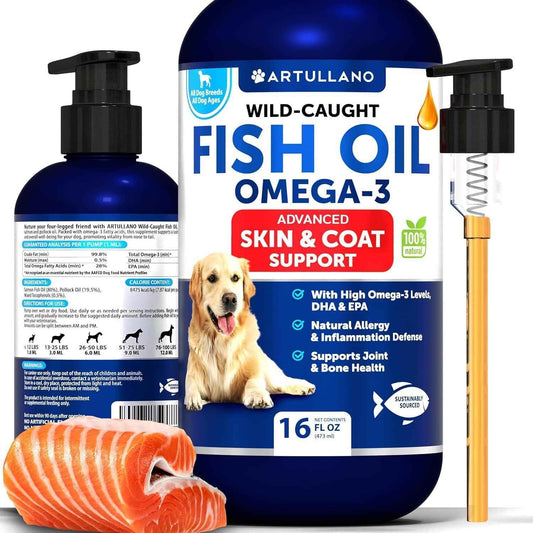 Omega-3 Fish Oil for Dogs 16 fl oz Skin & Coat Support
