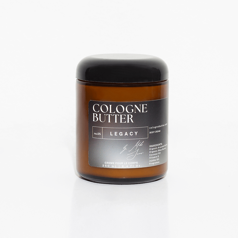 LEGACY – Luxury Fragrance Body Butter | Black Leather, Amber & Rose Cologne Scent Moisturizing Skin Butter | Cologne Butter