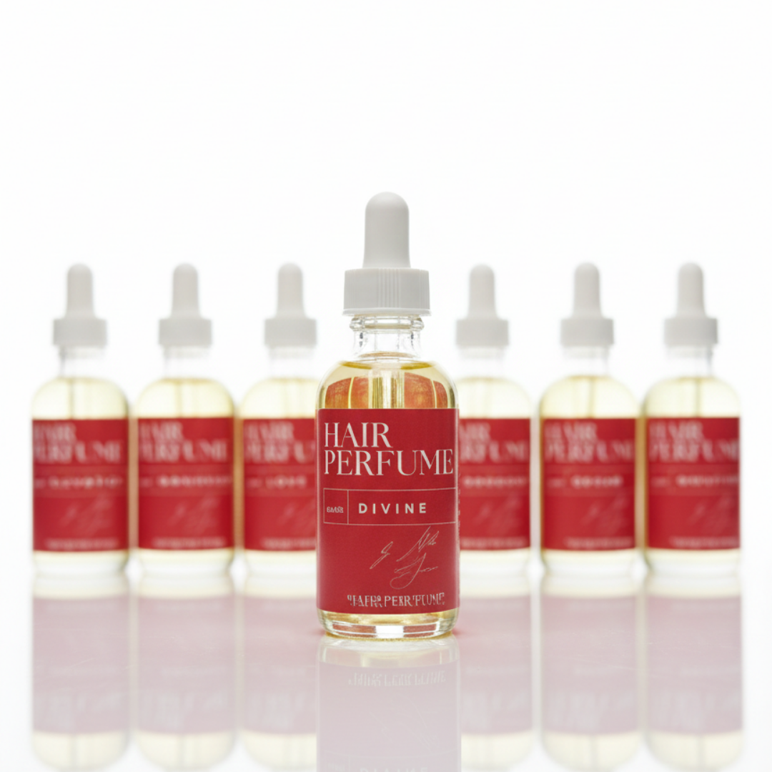 Hair Perfume Oil – Nourishing Fragrance Hair Oil | Argan, Jojoba & Jamaican Black Castor Oil | Soft, Smooth & Shiny Hair | Cologne Butter