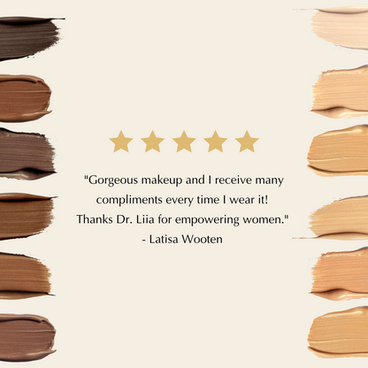 Hydrating Foundation SPF 15 for Mature Skin – Dewy, Won't Sit in Fine Lines, Gluten-Free
