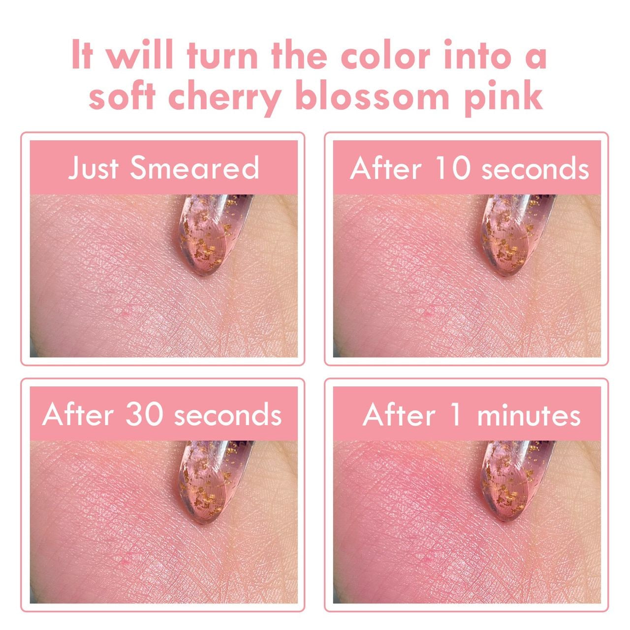Hydrating Color-Changing Lip Gloss – Non-Sticky for Dry, Thinning Lips, Gluten-Free & Nut-Free