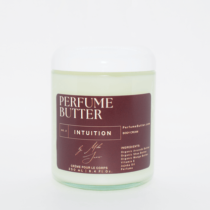 INTUITION – The Luxury Body Butter Perfume | Rose, Saffron & Oud Fragrance | Deep Hydrating Skin Moisturizer | Warm Sensual Long-Lasting Scent | Perfume Butter