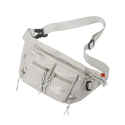 Workwear-style Outdoor Hiking Waist Bag, Lightweight Chest Pack For Men