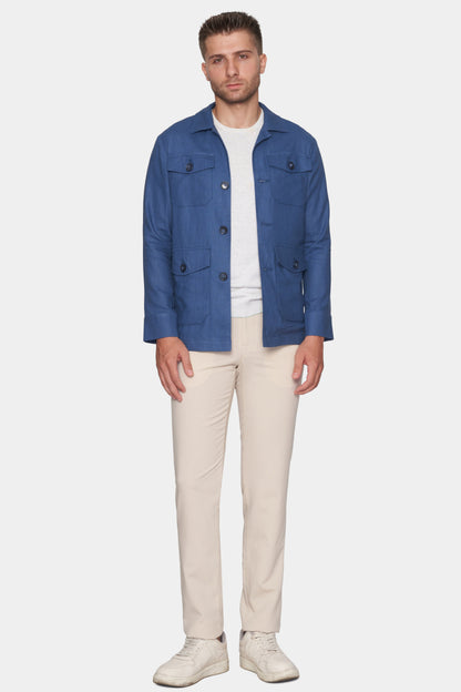 Slim Safari Coat (ocean)
