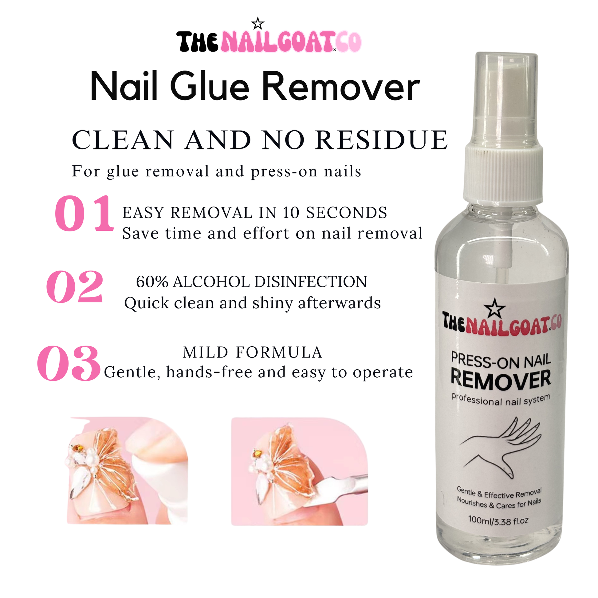 Press-On Nail Removal Spray