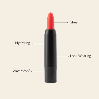 Lip Crayon & Liner for Thin Lips – Defines and Prevents Feathering, Gluten-Free & Nut-Free