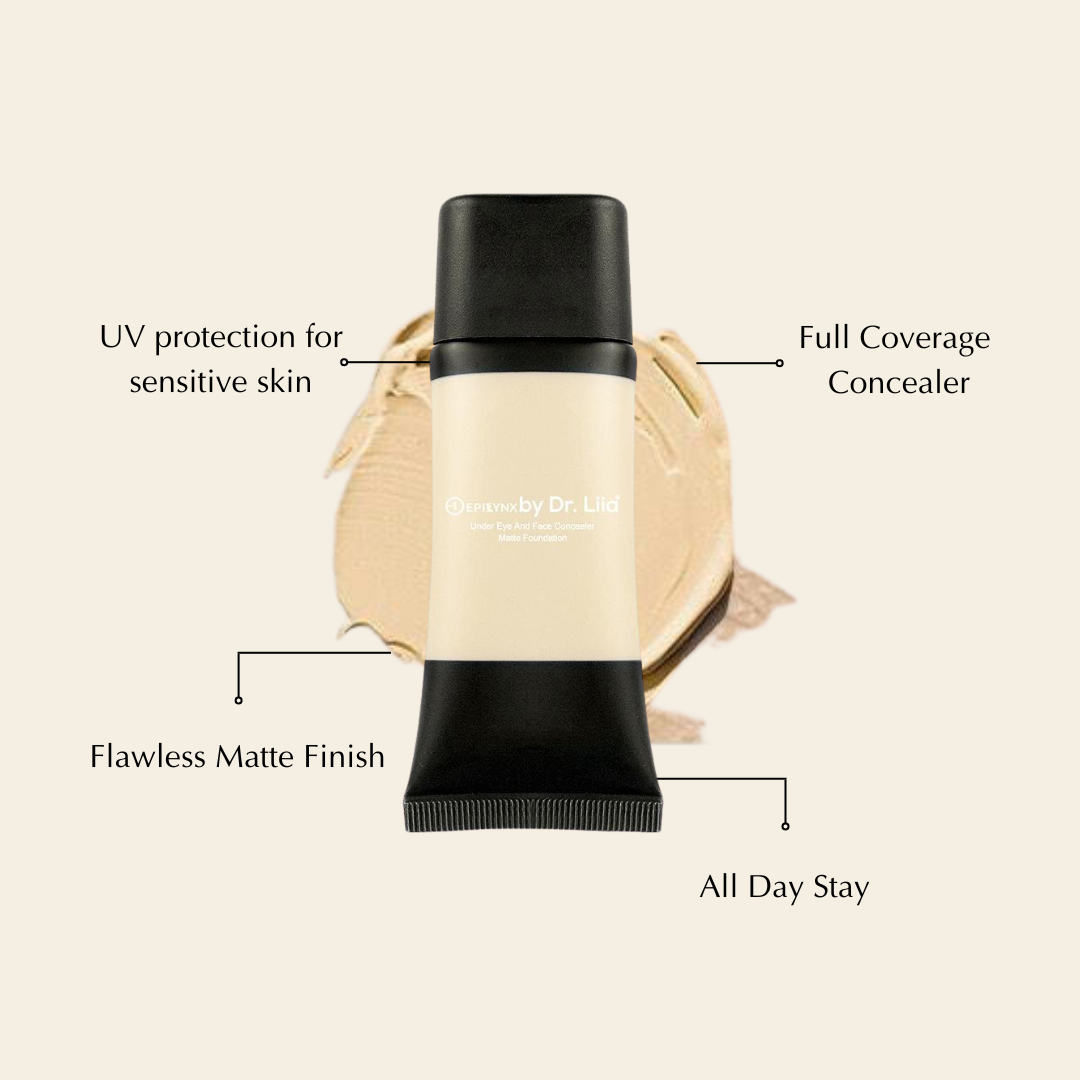 Foundation & Concealer Duo for Mature Skin – Mineral SPF, Won't Settle Into Lines