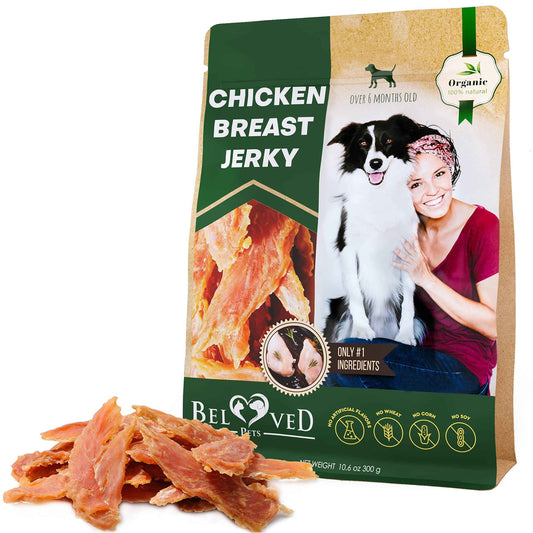 Chicken Jerky Dog Treats Organic 300 g