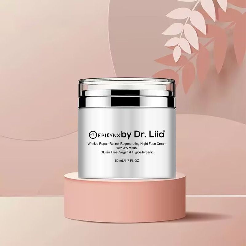 Gentle Retinol Night Cream for Sensitive Mature Skin – Wrinkle Repair Without Irritation
