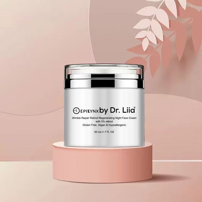 Gentle Retinol Night Cream for Sensitive Mature Skin – Wrinkle Repair Without Irritation