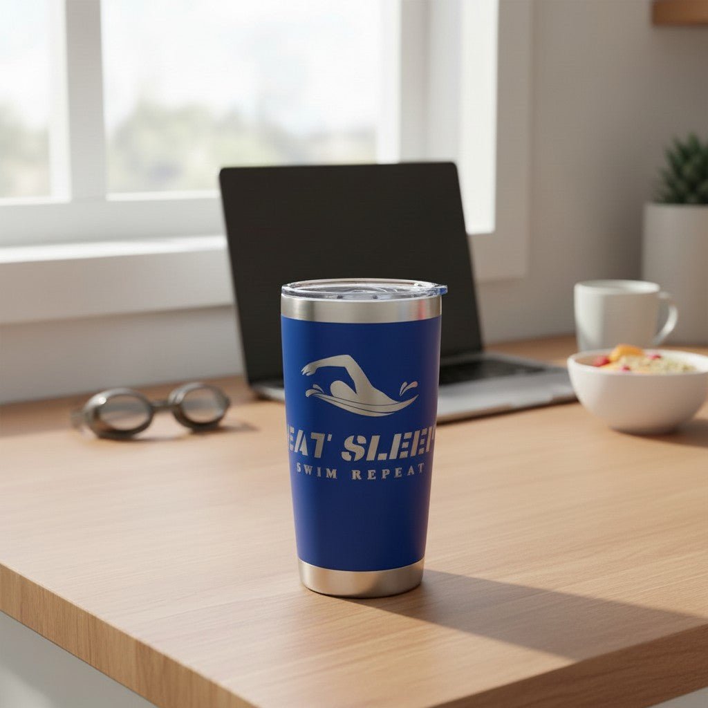 20oz Personalized Name Tumbler Gift for Swimmers Coaches