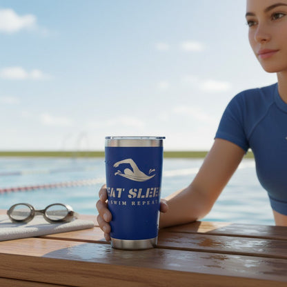 20oz Personalized Name Tumbler Gift for Swimmers Coaches