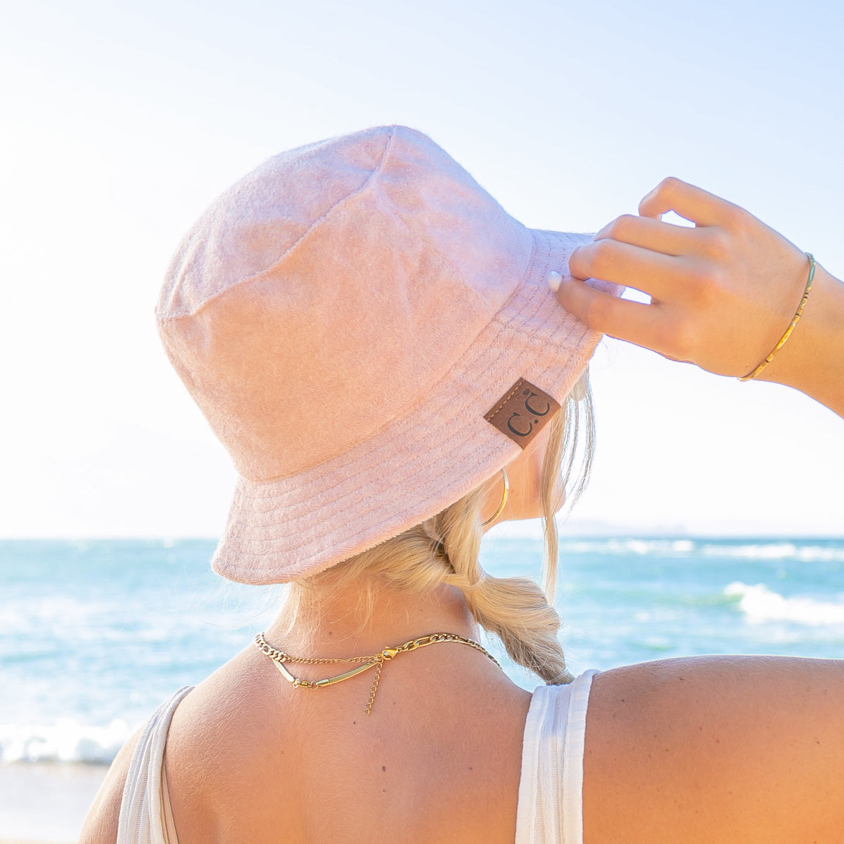 C.C® Terry Cloth Bucket Hat