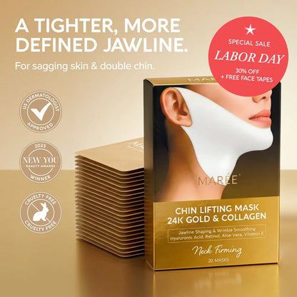 24K Gold V-Line Lifting Mask 20 PCS - Shaketea