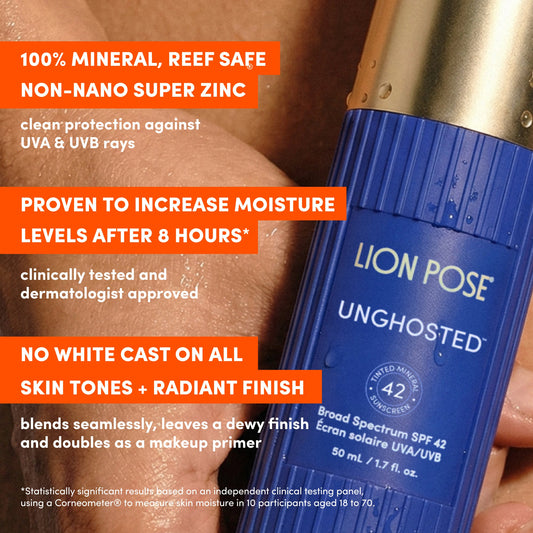UNGHOSTED™ Sheer Tinted 100% Mineral SPF 42 with Squalane - Shaketea