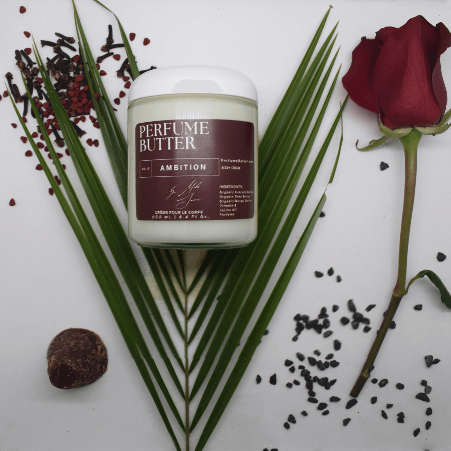 AMBITION – The Luxury Body Butter Perfume | Long-Lasting Fragrance Moisturizing Scent | Smooth Hydrating Skin Perfume | Premium Daily Wear | Perfume Butter