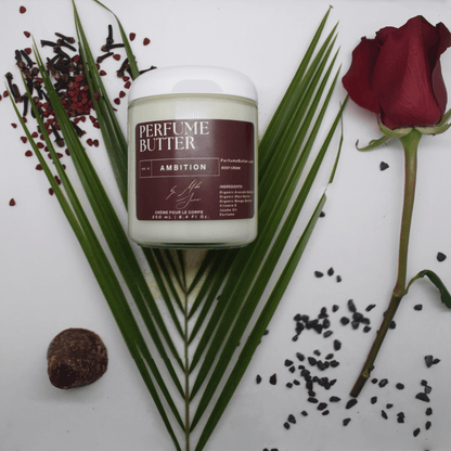 AMBITION – The Luxury Body Butter Perfume | Long-Lasting Fragrance Moisturizing Scent | Smooth Hydrating Skin Perfume | Premium Daily Wear | Perfume Butter