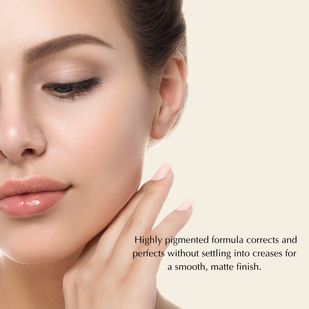 Full-Coverage Concealer for Mature Skin – Won't Crease or Settle Into Lines, Hypoallergenic