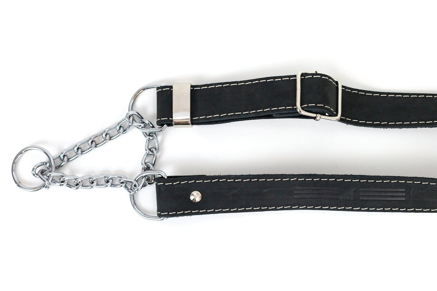 Martingale Leather Dog Collar