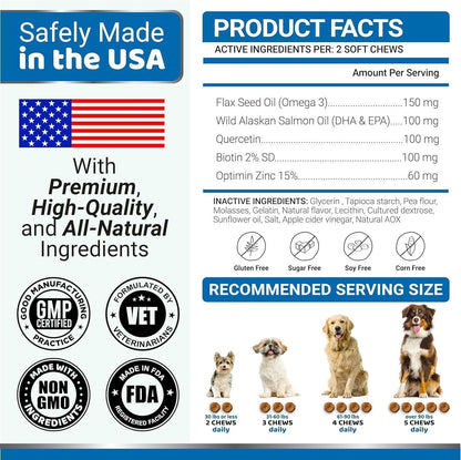 Omega-3 Fish Oil for Dogs 2-Pack Skin & Coat Itchy Skin Relief