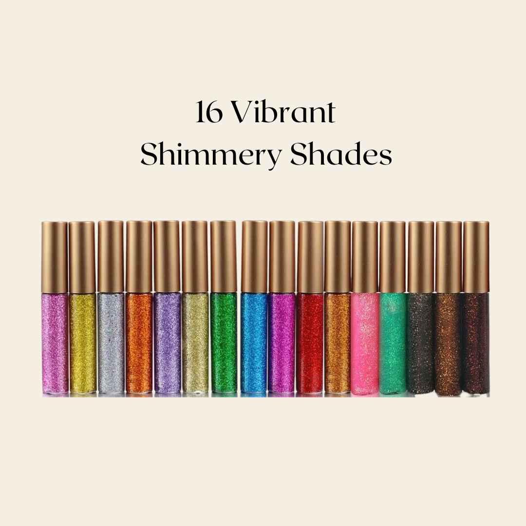 Glitter Eyeliner for Sensitive Eyes – Long-Wearing Shimmer That Won't Flake, Nut-Free