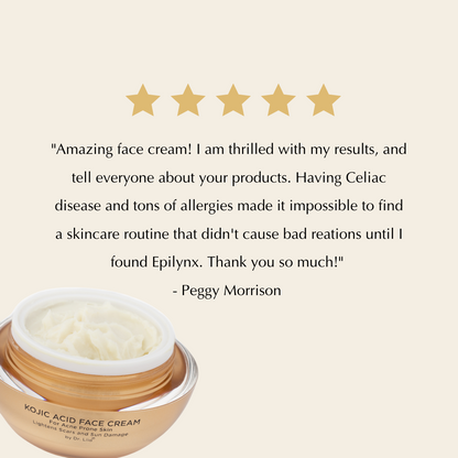 Kojic Acid Duo for Dark Spots & Uneven Tone – Serum + Cream Set, Nut-Free