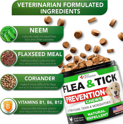 Flea & Tick Chews for Dogs 2-Pack
