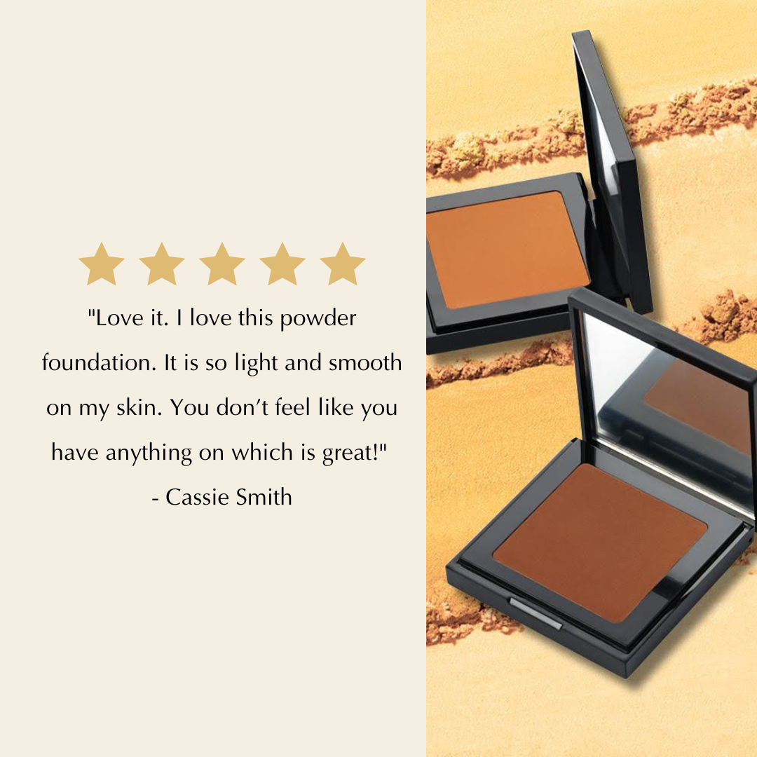 Powder Foundation for Mature Skin – Luminous, Never Cakey or Drying, Hypoallergenic