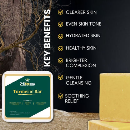 Turmeric Face Bar for Dark Spots & Uneven Skin