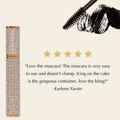 Hypoallergenic Mascara for Sensitive Eyes – Mega Volume for Thinning Lashes, Contact-Lens Safe