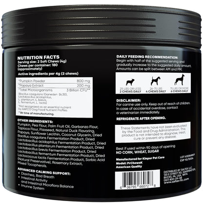 Green & Beautiful Lawn: Reduce yellow patches with green lawn chews for healthy dogs! Easy lower nitrogen in dog urine and deal with unwanted yellow burn spots. Try an amazing grass saver for a clean and vibrant yard! Gut Health for Dogs: Burn spots