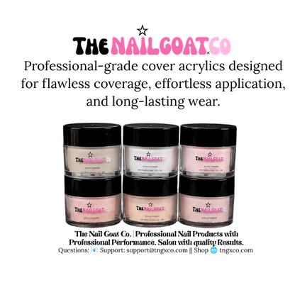 6-Piece Cover Acrylic Powder Collection for Nail Professionals