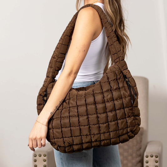 Taylor Quilted Puffer Tote